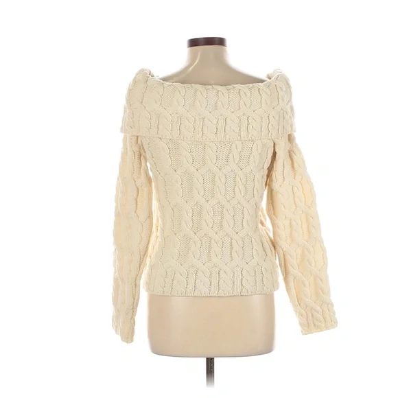 Paul James made in England 100% soft wool off the shoulder jumper sweater - Picture 4 of 4